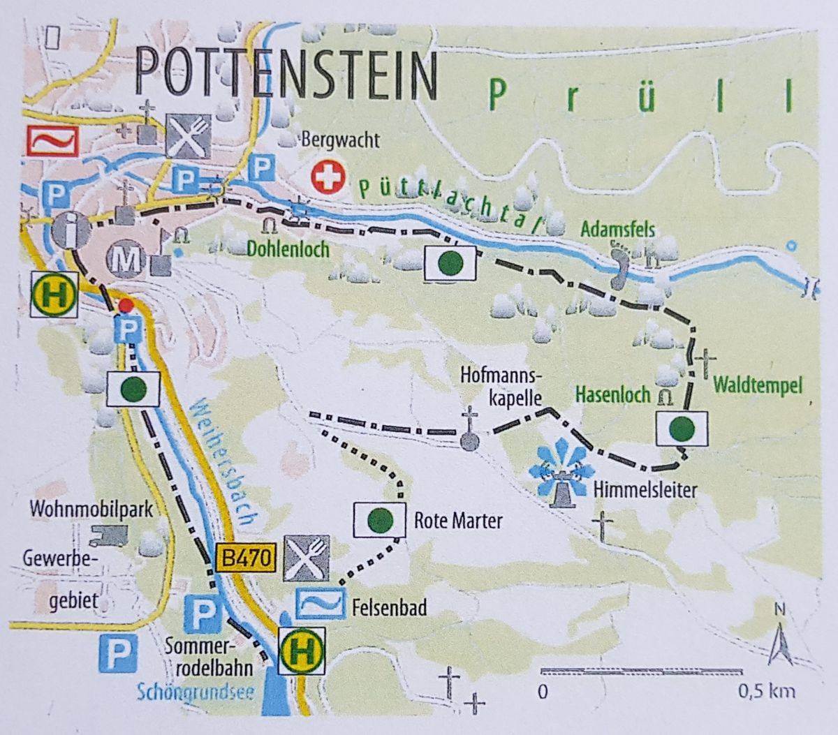 Pottenstein - Wandern in der Fränkischen Schweiz